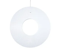 Suspension*Dix heures dix Suspension, Iris Verticall 80, , LED, dim, 2700K, 7350 lm, Ø78cm, P78cm - blanc