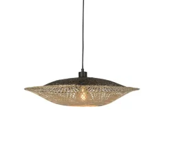 Suspension*Good&Mojo Suspension, Kalimantan M, , Ø60cm, H15cm - Good & Mojo noir et naturel