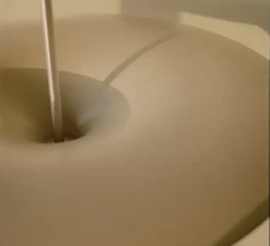 Suspension, Kantarell, nickel, LED, dim, 2700K, 1000 lm, Ø60cm, H51cm - New Works