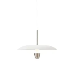 Suspension*New Works Suspension, Kantarell, , LED, dim, 2700K, 1000 lm, Ø55cm, H40cm - nickel