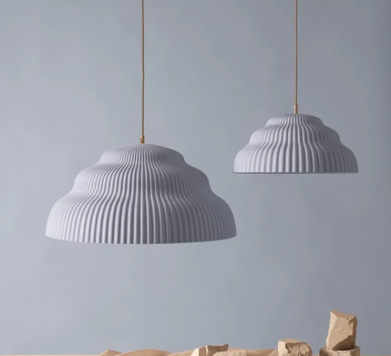 Suspension*Schneid Suspension, Kaskad Big, bleu clair, Ø57cm, H27cm - bleu ciel
