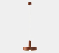 Suspension*LEDS C4 Suspension, Keops S, , Ø28cm, H21,5cm - rouge brique