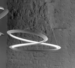 Suspension*Nemo Lighting Suspension, Kepler minor directe, , LED, 3000k, 4000lm, Ø84cm, H32cm - blanc