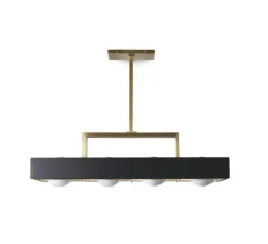 Suspension*Bert frank Suspension, Kernel, , LED, L80cm, H20cm - noir