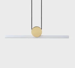 Suspension*Tala Suspension, Kilter, , IP44, LED, 2200K, 375 lm, L64cm, H12,2cm - laiton