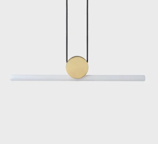 Suspension*Tala Suspension, Kilter, , IP44, LED, 2200K, 375 lm, L64cm, H12,2cm - laiton