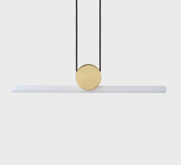 Suspension*Tala Suspension, Kilter, , IP44, LED, 2200K, 375 lm, L64cm, H12,2cm - laiton