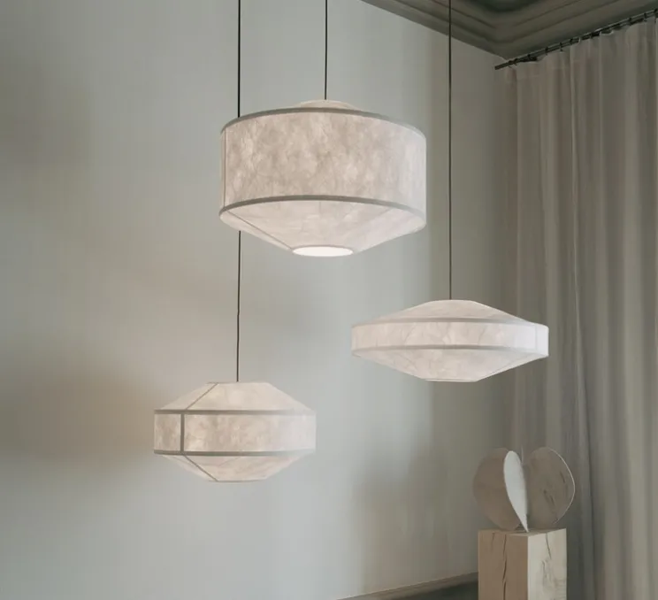 Suspension, Kite 3W, blanc, Ø75cm, H29cm - New Works