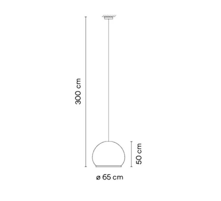 Suspension, Knit, 7475, beige, LED, dim, 1-10V, 2700K, 4782 lm, Ø65cm, H50cm - Vibia