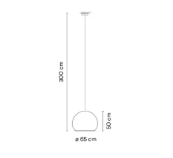 Suspension, Knit, 7475, beige, LED, dim, Casambi, 2700K, 4782 lm, Ø65cm, H50cm - Vibia