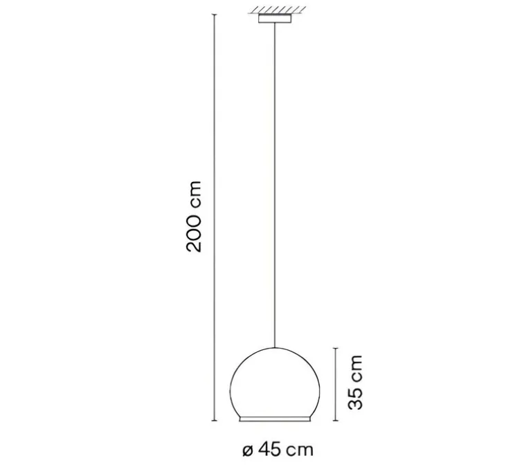 Suspension, Knit, 7460, beige, LED, dim, 1-10V, 2700K, 4740 lm, Ø45cm, H35cm - Vibia