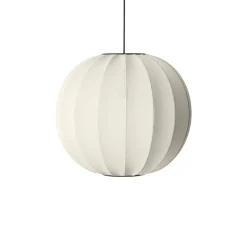 Suspension*Made by Hand Suspension, Knit-wit, rond, , Ø60cm, H55cm - blanc perle