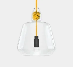 Suspension|Enfants*Vitamin Suspension, Knot Large, , Ø19,5cm, H22,4cm - jaune