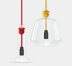 Suspension|Enfants*Vitamin Suspension, Knot Large, , Ø19,5cm, H22,4cm - jaune