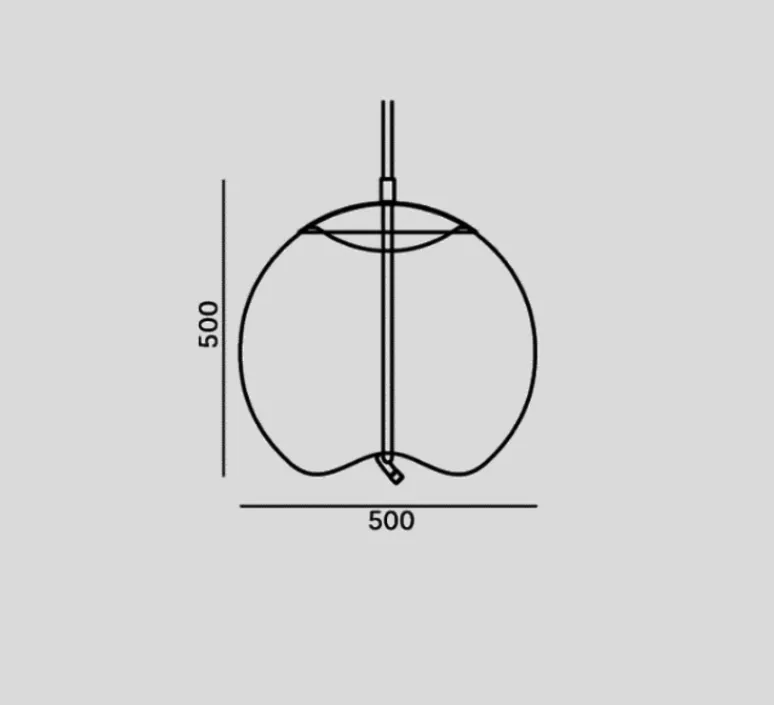Suspension*Brokis Suspension, Knot Sfera, , Ø50cm - Cuivre, blanc