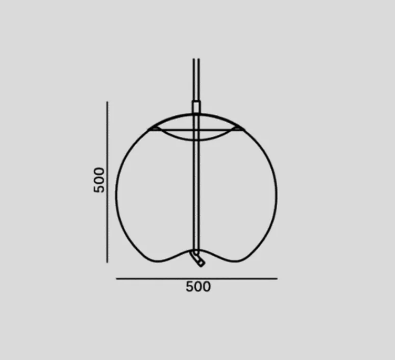 Suspension*Brokis Suspension, Knot Sphera S, , LED, Ø30cm, H30cm - marron, laiton