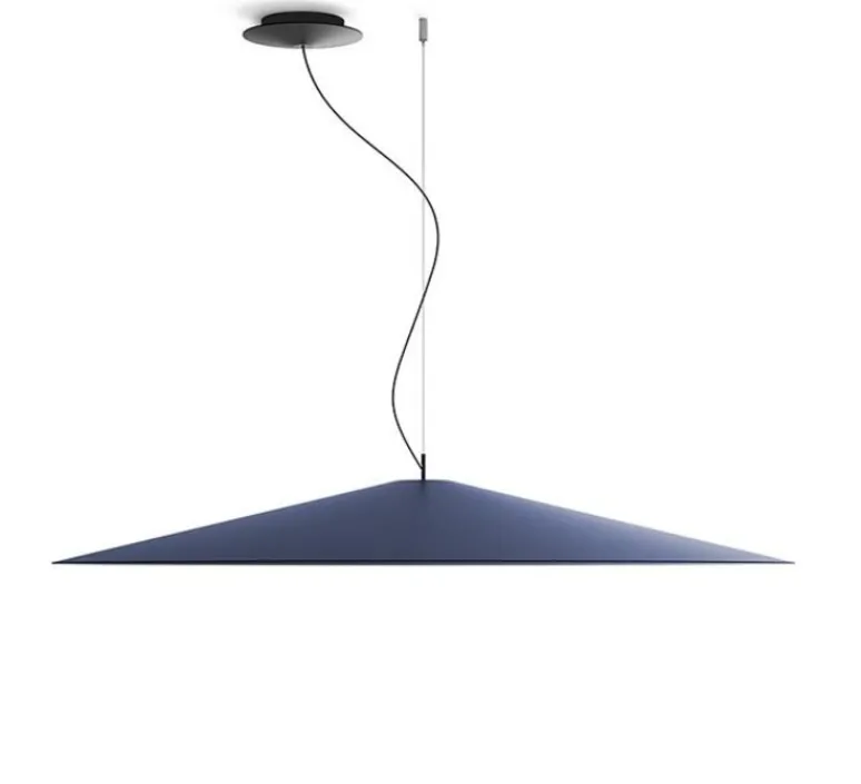 Suspension*Luceplan Suspension, Koinè, , LED, dim, coupure de phase, 2700K, Ø110cm, H15cm - bleu