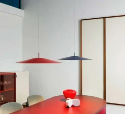 Suspension*Luceplan Suspension, Koinè, , LED, dim, coupure de phase, 2700K, Ø55cm, H10cm - rouge