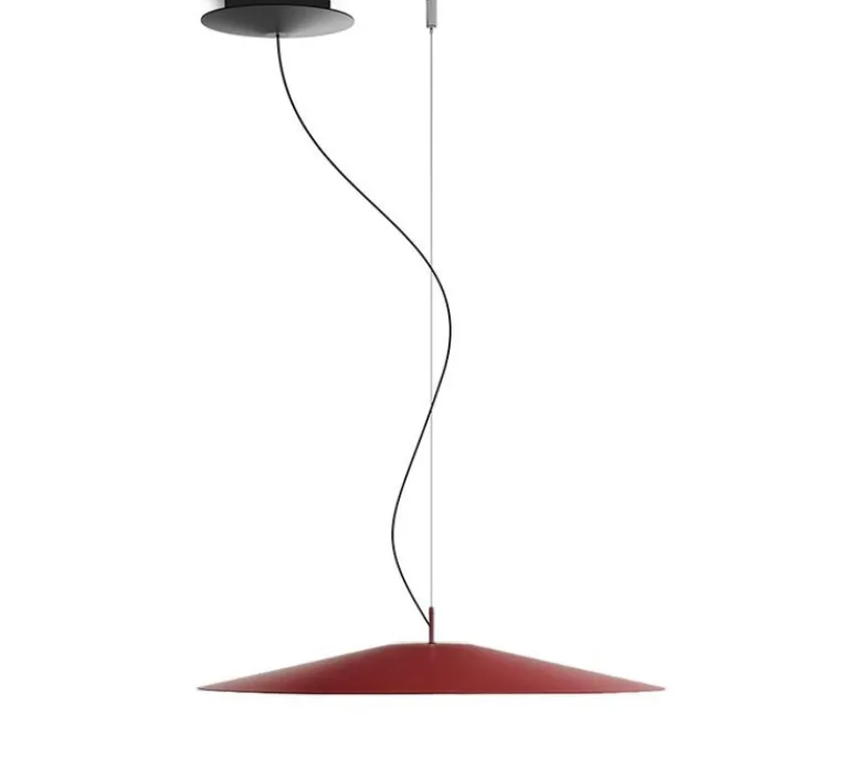 Suspension*Luceplan Suspension, Koinè, , LED, dim, coupure de phase, 2700K, Ø55cm, H10cm - rouge