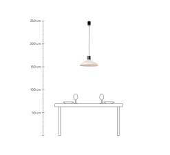 Suspension, Kombo 40, beige, Ø40cm, H20,6cm - Faro
