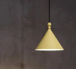 Suspension*Loftlight Suspension, Konko, , Ø45cm, H39cm - dusky citron