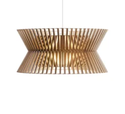 Suspension*Secto Design Suspension, Kontro 6000, , LED, Ø45cm, H21cm - bois, marron