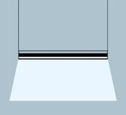 Suspension*Vibia Suspension, Kontur 6438, , LED, 2700K, 3876lm, Ø16cm, H162cm - blanc et noir