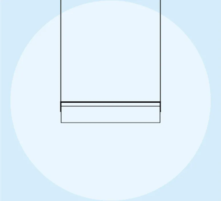 Suspension*Vibia Suspension, Kontur 6476, , LED, 2700K, 2907lm, Ø16cm, L122cm - blanc et noir