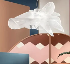 Suspension*Slamp Suspension, La belle étoile L, , LED, 3000K, 4300lm Ø90cm, H55cm - blanc