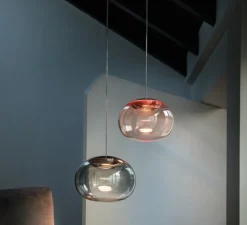 Suspension, La Mariée, Or rose, LED, dim, 3000K, 1008 lm, Ø28cm, H21,3cm - Stilnovo