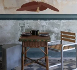 Suspension*Georges Suspension, La Pensée, , Ø85cm, H90cm - sienne intense