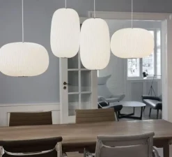 Suspension*Le Klint Suspension, Lamella 2, , or, LED, Ø30cm, H52cm - blanc