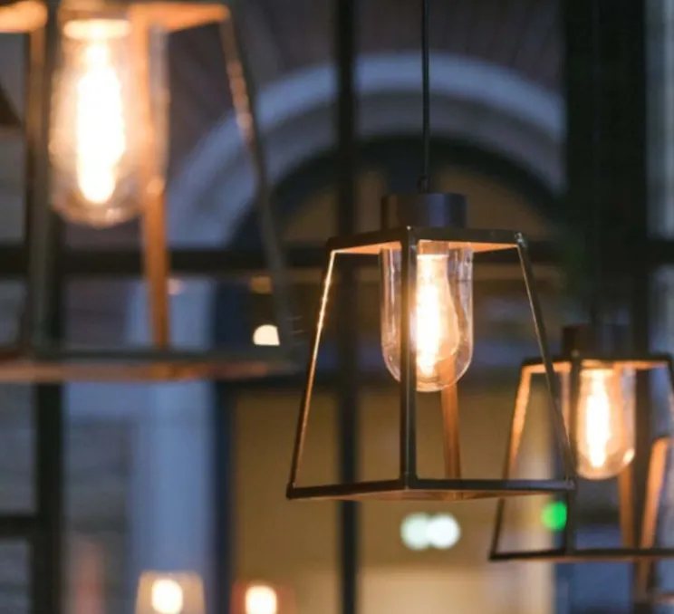 Suspension, Lampiok 1 N°4, gris noir, verre clair, IP65, L22,4cm, H127,8cm - Roger Pradier