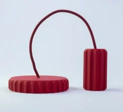 Suspension*Alucyne Suspension, Lana, , Ø5,4cm, H9,5cm - rouge