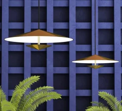 Suspension*Kaishi Suspension, Laos Medium, , LED, 3000K, 880lm, Ø40cm, H12cm - or