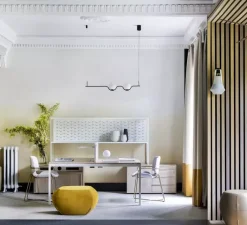 Suspension*Faro Suspension, LE VITA , , LED, 2700K, 1200lm, L103cm, H18cm - noir