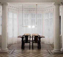 Suspension*Faro Suspension, Le vita, , LED, 2700k, 1200lm, L103cm, H18cm - blanc, or