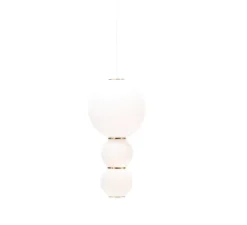 Suspension*Formagenda Suspension, LED, 1180 lm, 2700 K, C, Pearls , , Ø18cm, H36cm - blanc, or