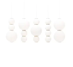 Suspension*Formagenda Suspension, LED, 1180 lm, 2700 K, C, Pearls , , Ø18cm, H36cm - blanc, or