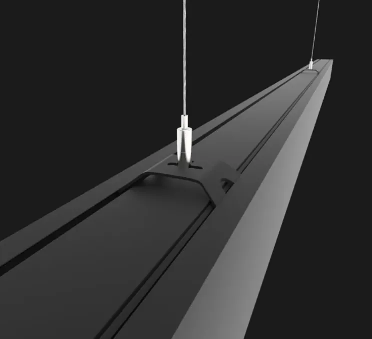 Suspension, LEDLiner80 Ready To Go, Up&Down (1 circuit), noir mat, dim, LED, 3000K, 8352lm, L228,2cm, H9,8cm - Doxis