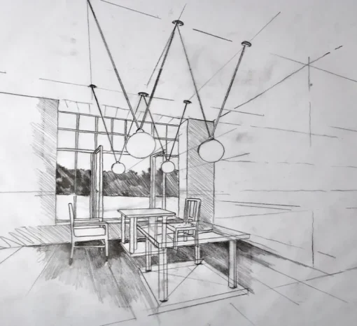 Suspension, Les Acrobates de Gras N°324, noir/intérieur blanc, Ø17cm, H17cm - DCW éditions Paris