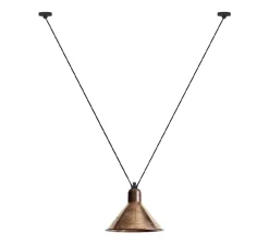 Suspension, Les Acrobates de Gras N°323 XL, cuivre brut/intérieur cuivre brut, Ø32cm, H23cm - DCW éditions Paris