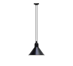 Suspension*DCW éditions Paris Suspension, Les Acrobates de Gras N°322, , Ø32cm, H23cm - noir/intérieur blanc