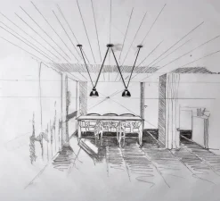 Suspension*DCW éditions Paris Suspension, Les Acrobates de Gras N°324, , Ø25cm, H25cm - opalin