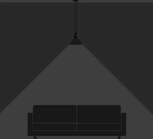 Suspension, Les Acrobates de Gras N°322, noir/intérieur cuivre, Ø26cm, H21,6cm - DCW éditions Paris