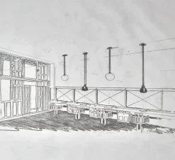 Suspension*DCW éditions Paris Suspension, Les Acrobates de Gras N°322, , Ø17cm, H17cm - noir/intérieur cuivre