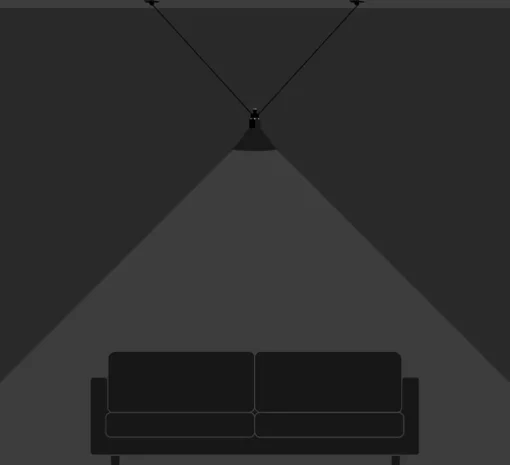 Suspension, Les Acrobates de Gras N°323, noir/intérieur cuivre, Ø26cm, H21,6cm - DCW éditions Paris