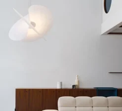 Suspension, Levante, blanc, LED, dim, DALI, 2700K, 1230lm, 25W, L62cm, H44cm - Luceplan