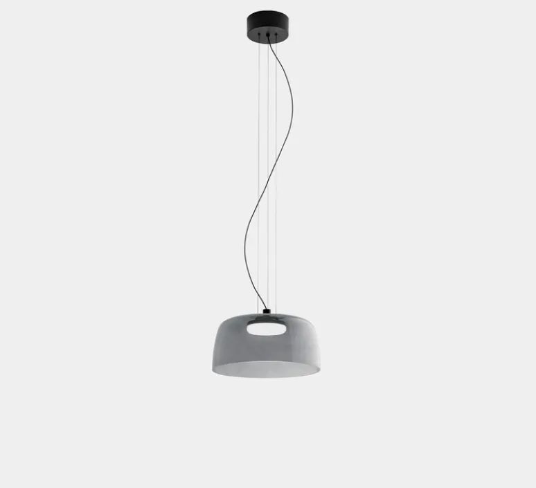 Suspension*LEDS C4 Suspension, Levels, 1 Body, , LED, dim, 2700-3000-4000K, 1255 lm, Ø20cm, H32cm - fumé