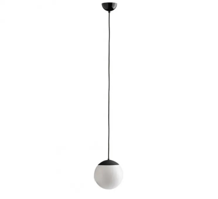 Suspension, light.o.097.b.001, noir mat, IP40, Ø20cm, H20cm - Zangra